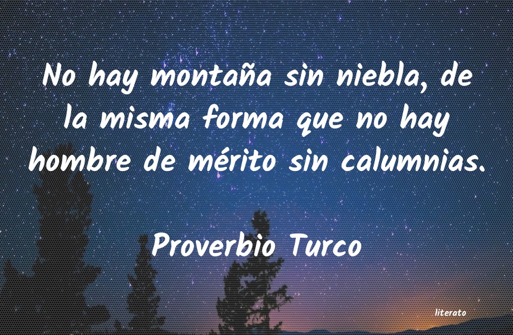 frases de Proverbio Turco