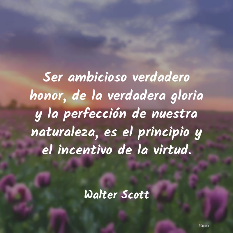 Frases de Walter Scott