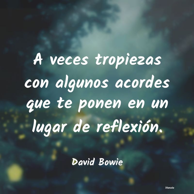 frases de David Bowie