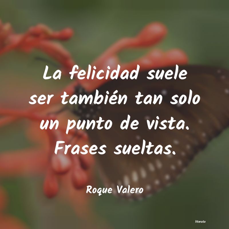 frases de Roque Valero