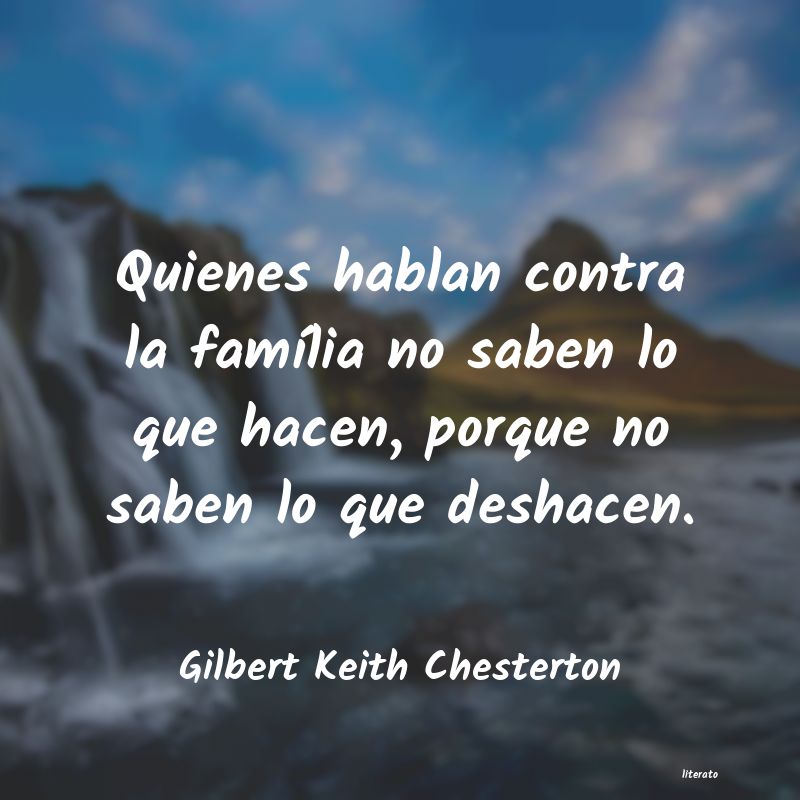 Frases de Gilbert Keith Chesterton