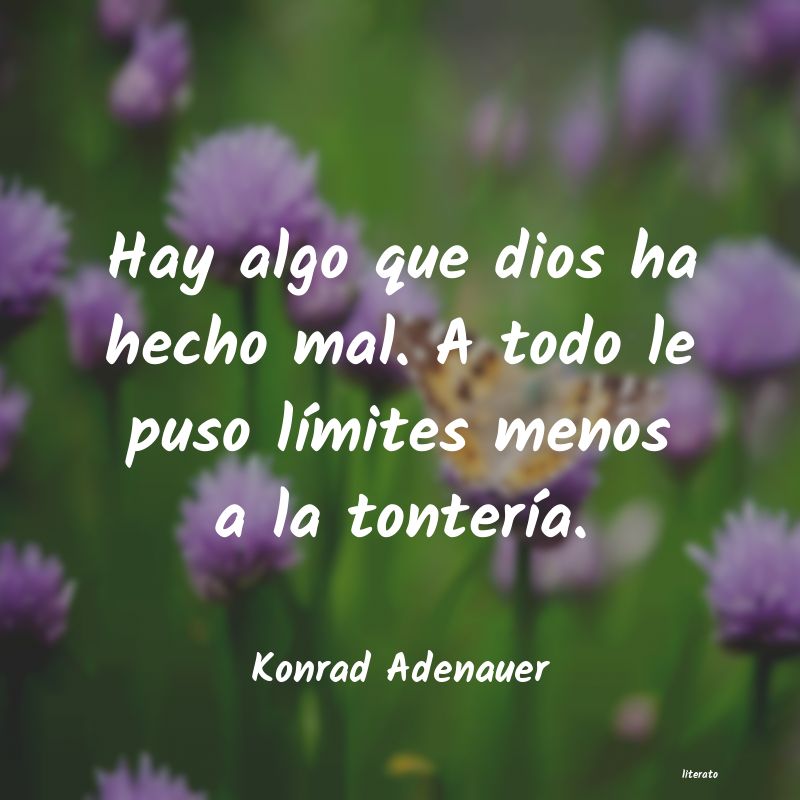 Frases de Konrad Adenauer