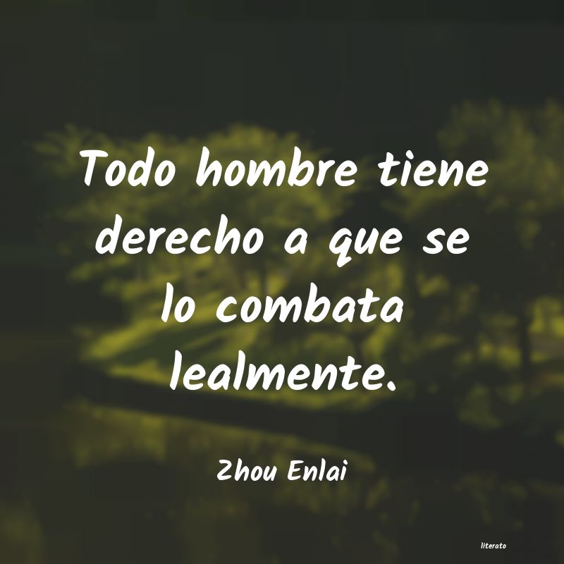 frases de Zhou Enlai