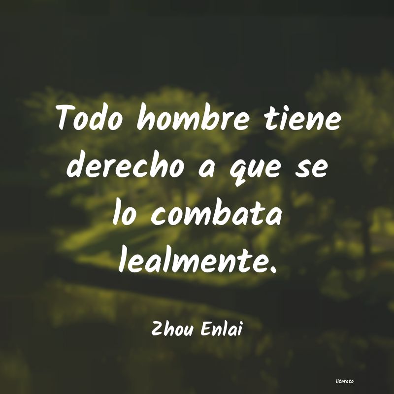 Frases de Zhou Enlai