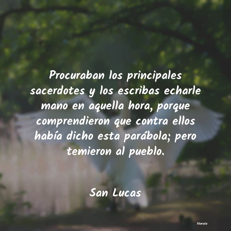 Frases de San Lucas