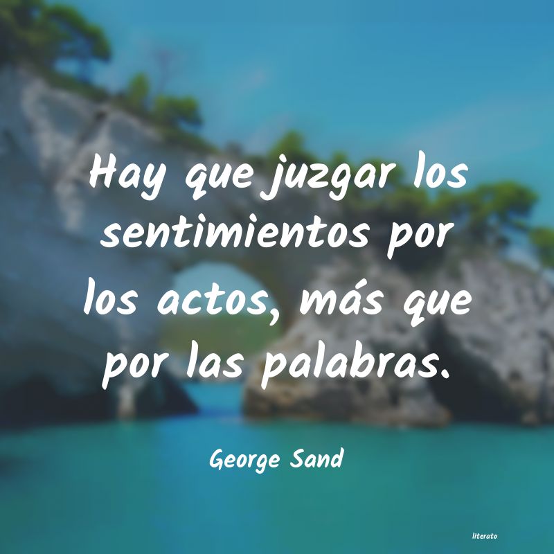 Frases de George Sand