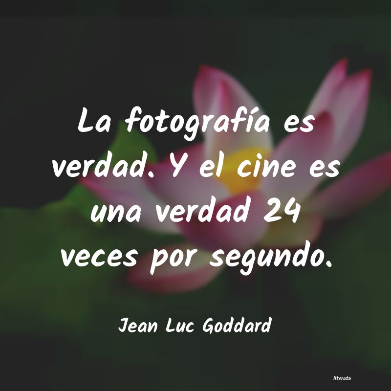 frases de Jean Luc Goddard