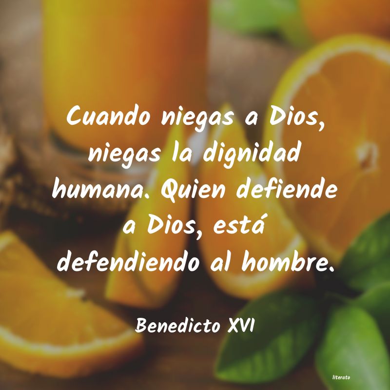 Frases de Benedicto XVI