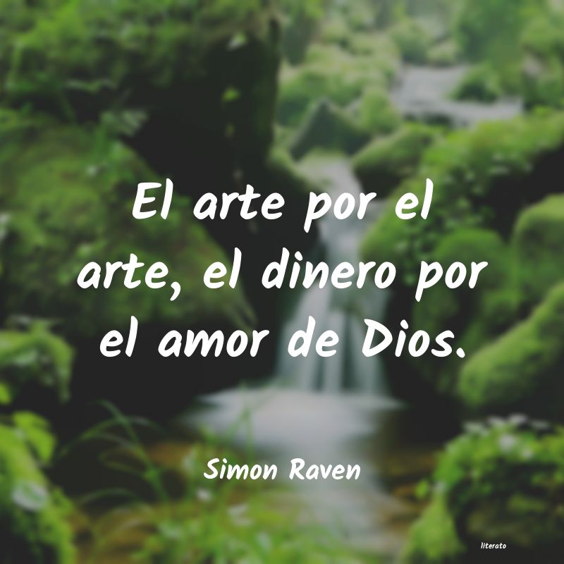 frases de Simon Raven