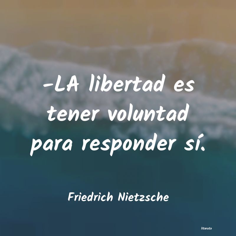 Frases de Friedrich Nietzsche