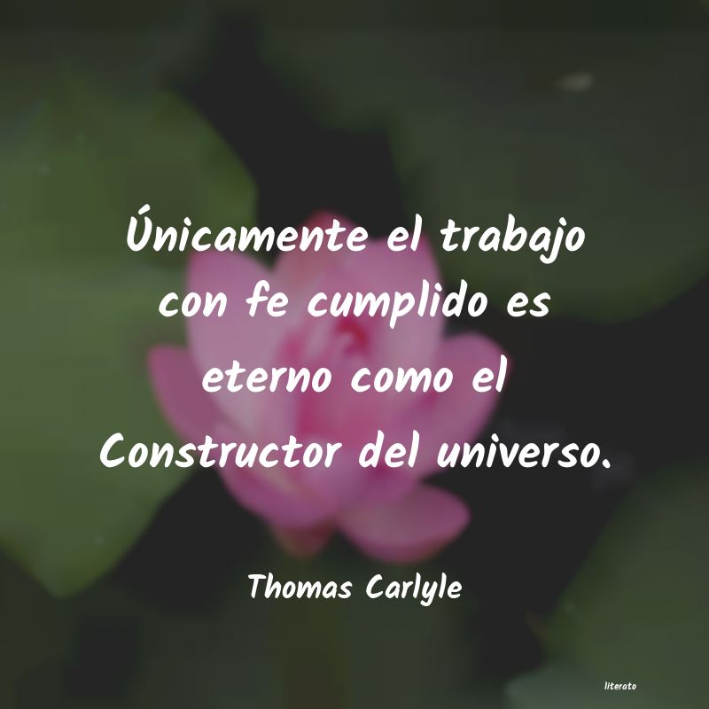 Frases de Thomas Carlyle