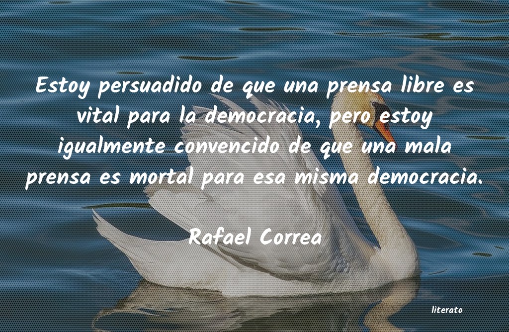 Frases de Rafael Correa