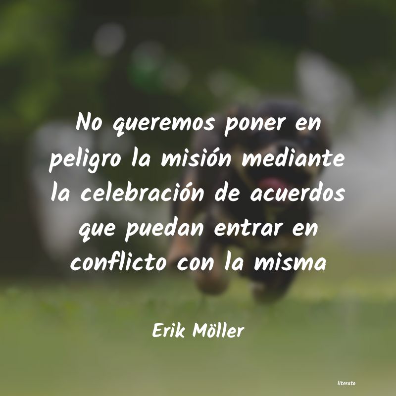 frases de Erik Möller