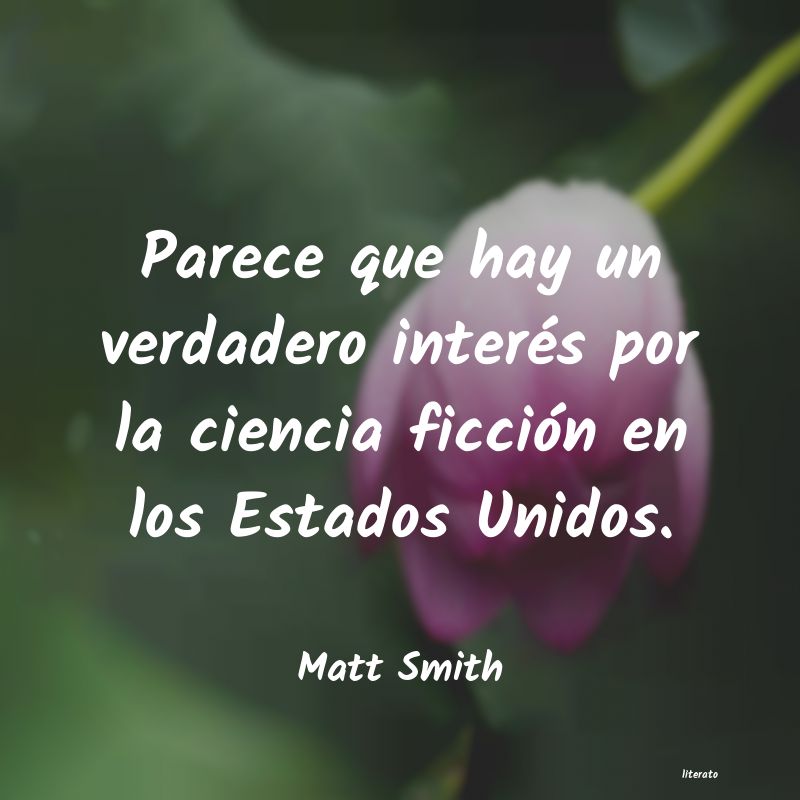 frases de Matt Smith