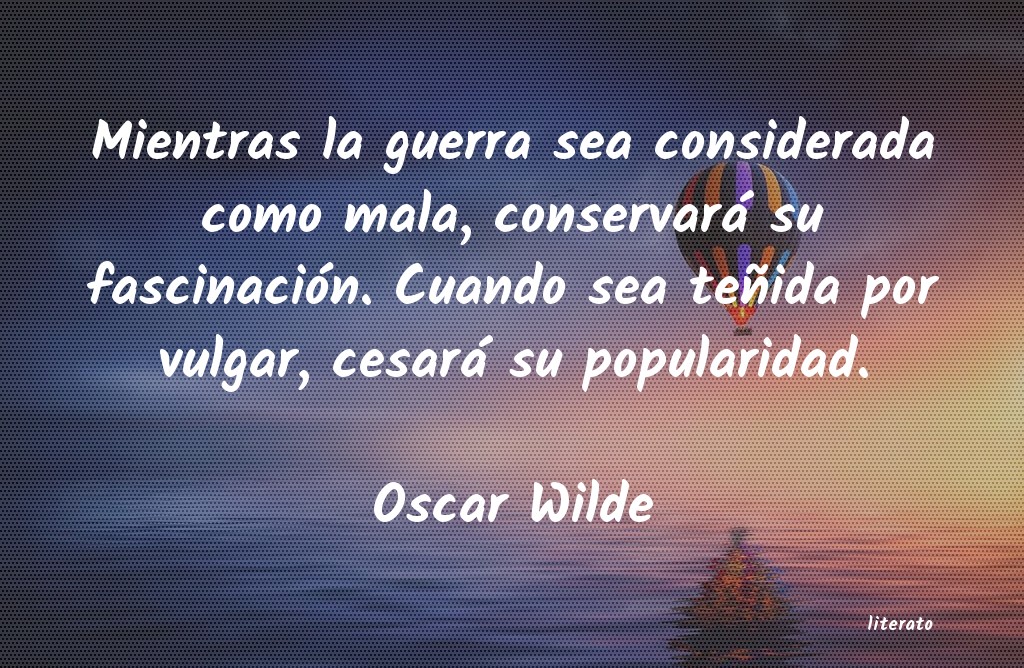 Frases de Oscar Wilde