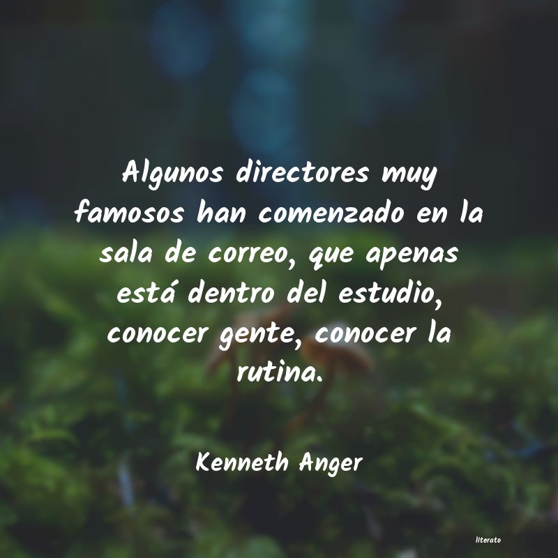 Frases de Kenneth Anger