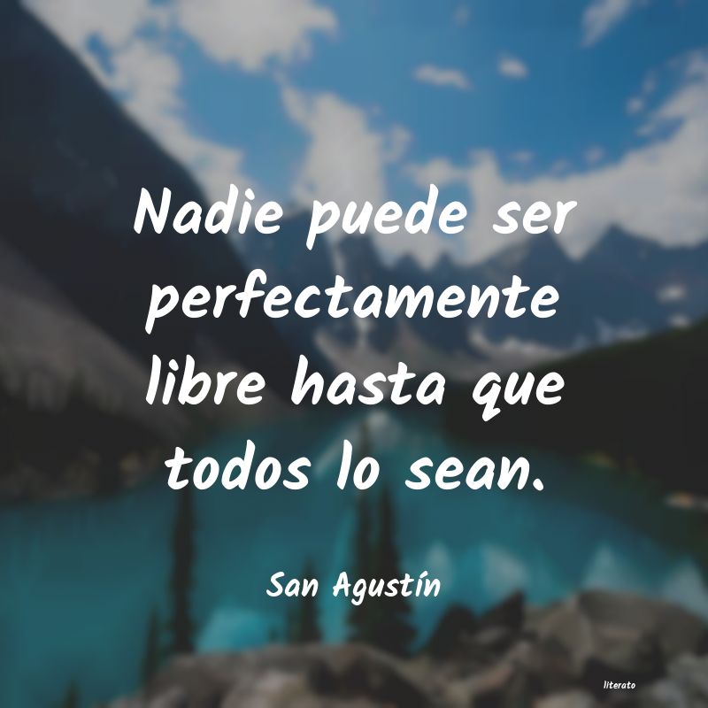 Frases de San Agustín