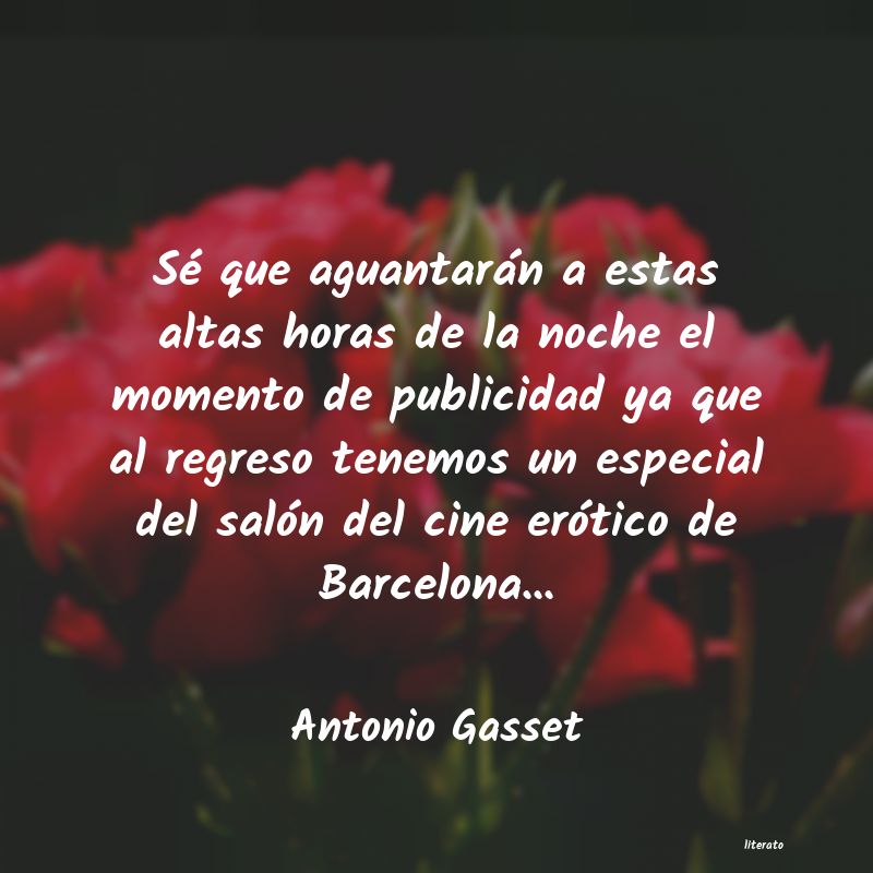 Frases de Antonio Gasset
