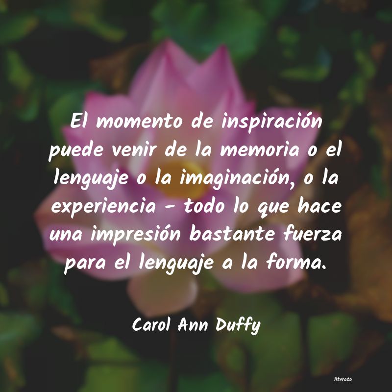 Frases de Carol Ann Duffy