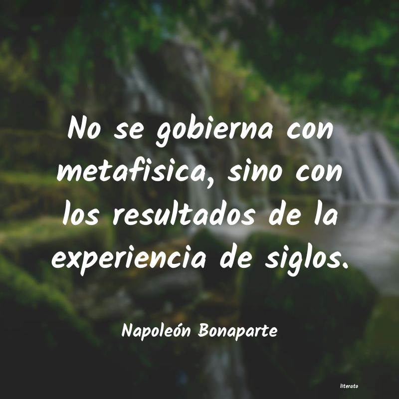 Frases de Napoleón Bonaparte