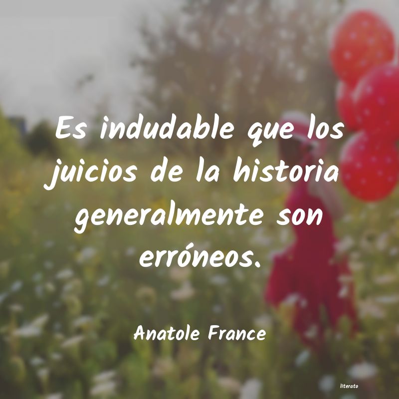 frases de Anatole France