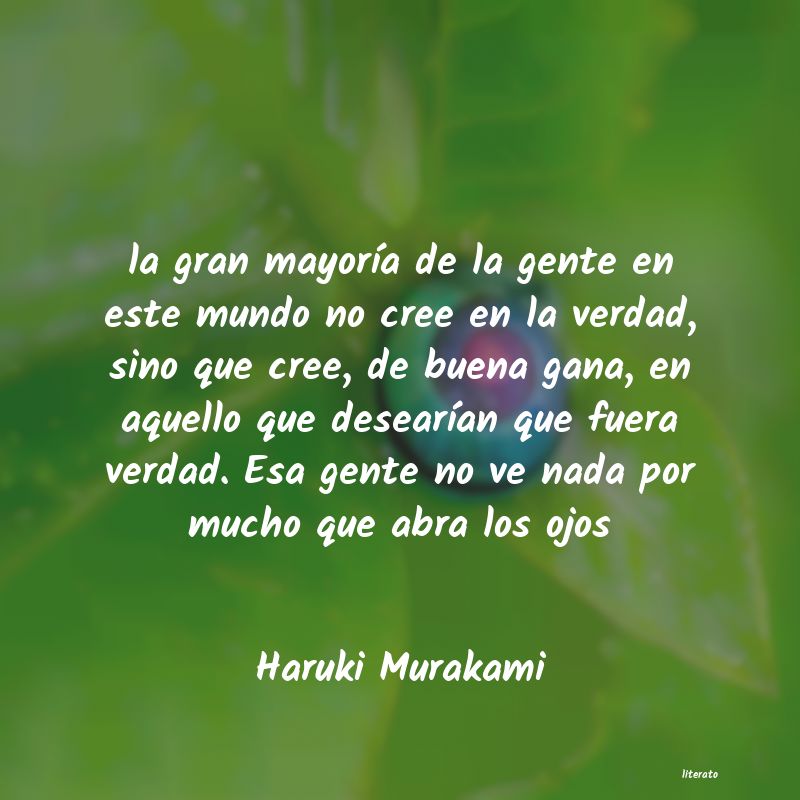 frases de Haruki Murakami