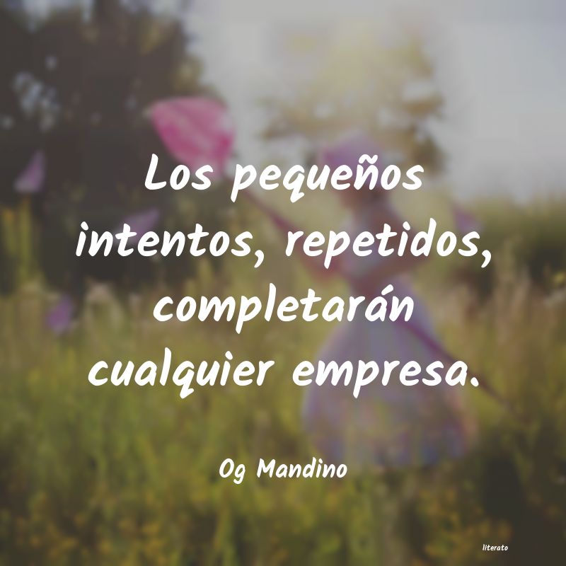 frases de Og Mandino