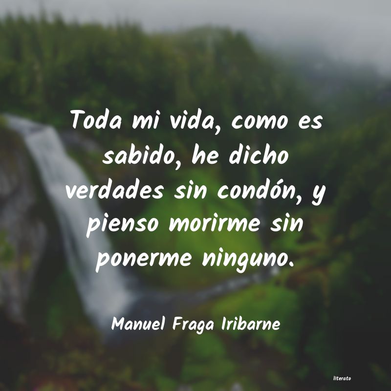 Frases de Manuel Fraga Iribarne