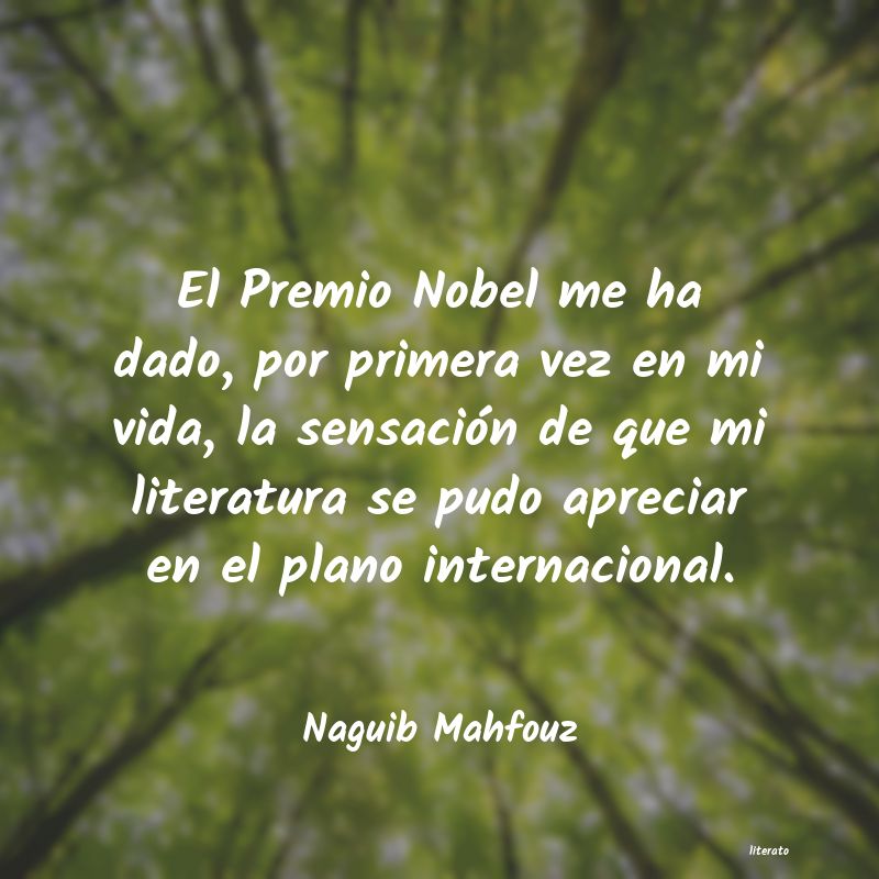 Frases de Naguib Mahfouz