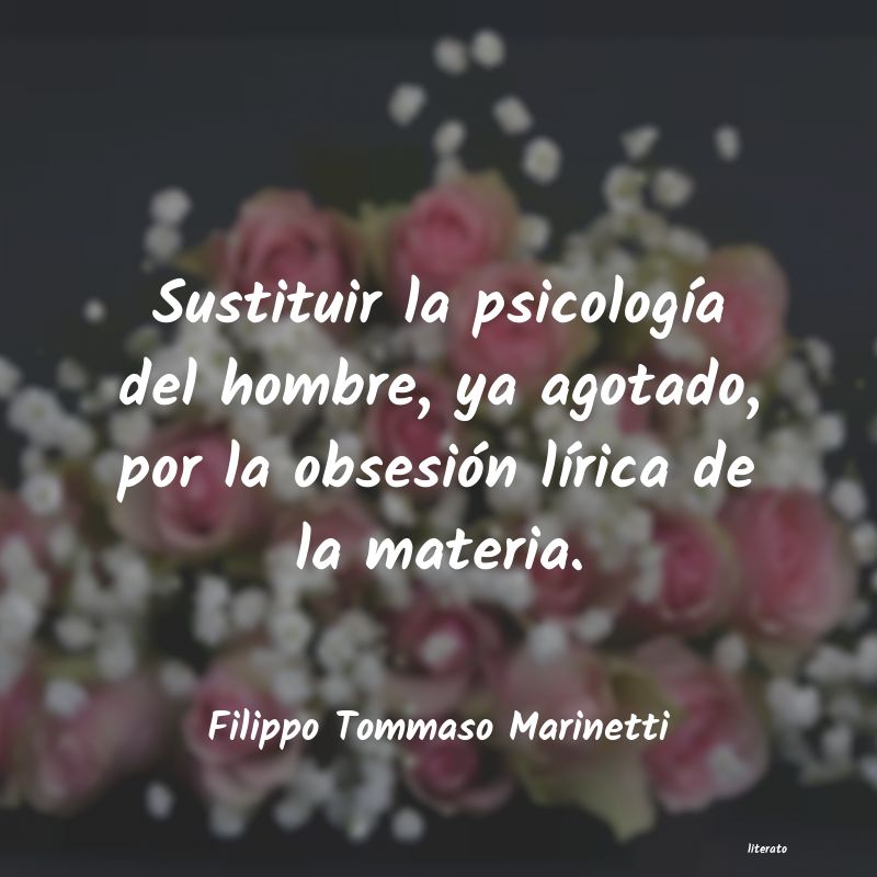 Frases de Filippo Tommaso Marinetti