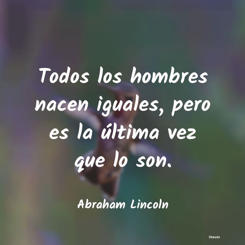 frases de Abraham Lincoln