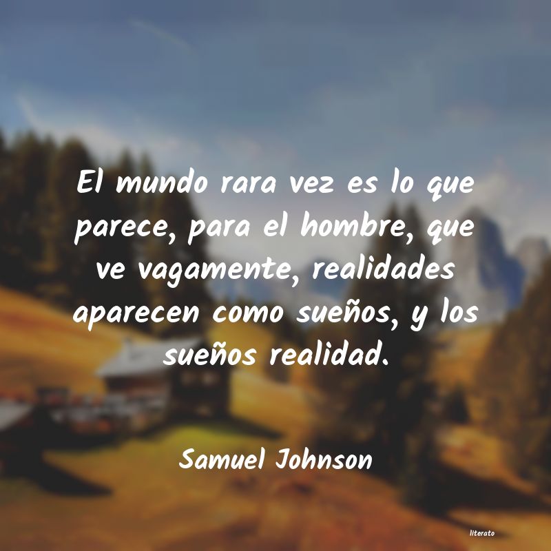 Frases de Samuel Johnson