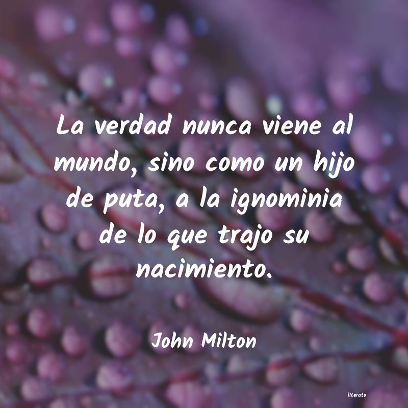 Frases de John Milton