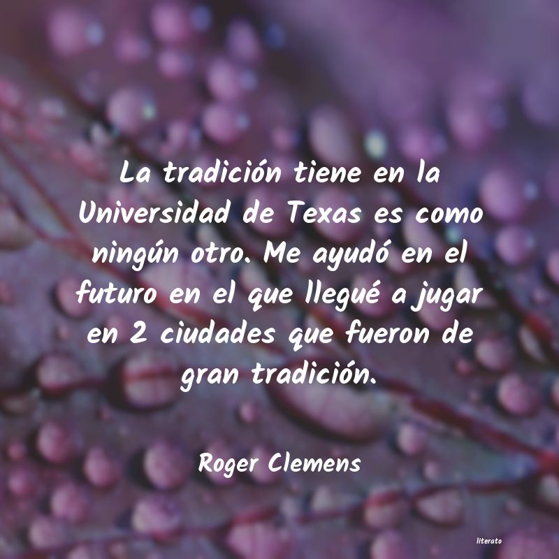Frases de Roger Clemens