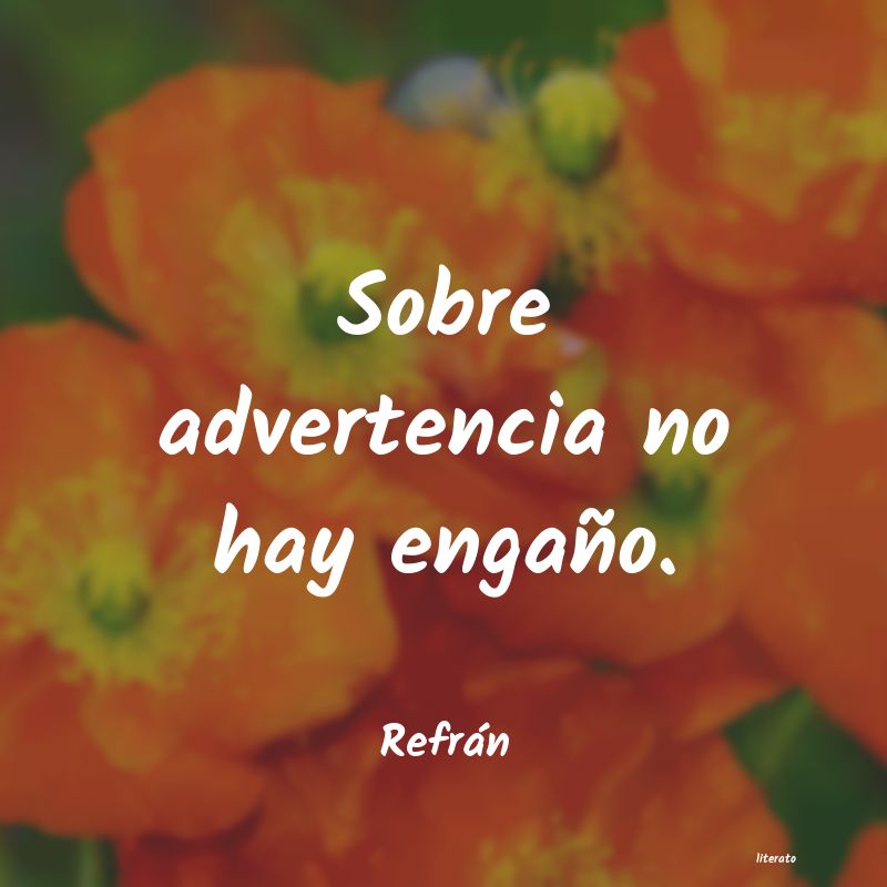 frases de Refrán