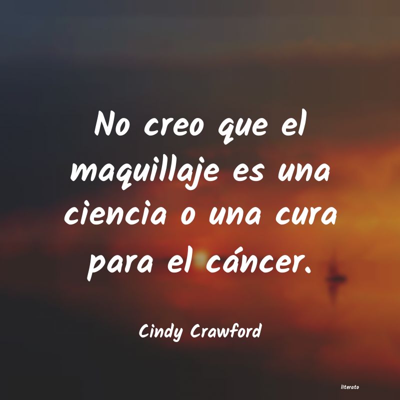 frases de Cindy Crawford