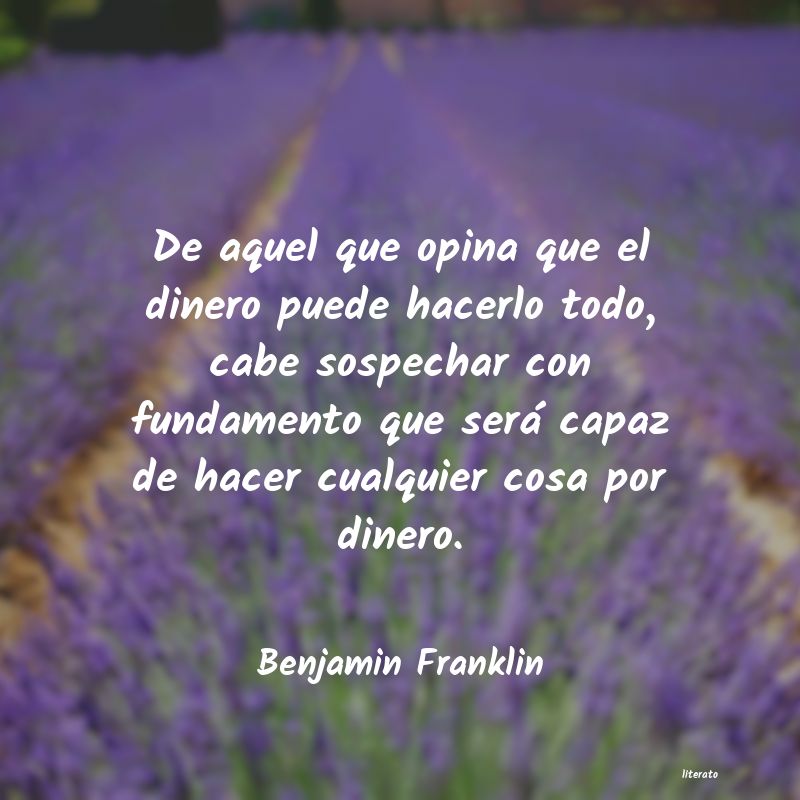 Frases de Benjamin Franklin