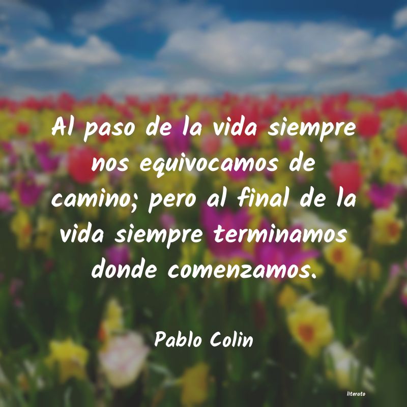 Frases de Pablo Colin