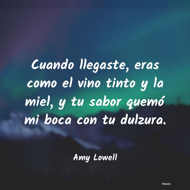frases de Amy Lowell
