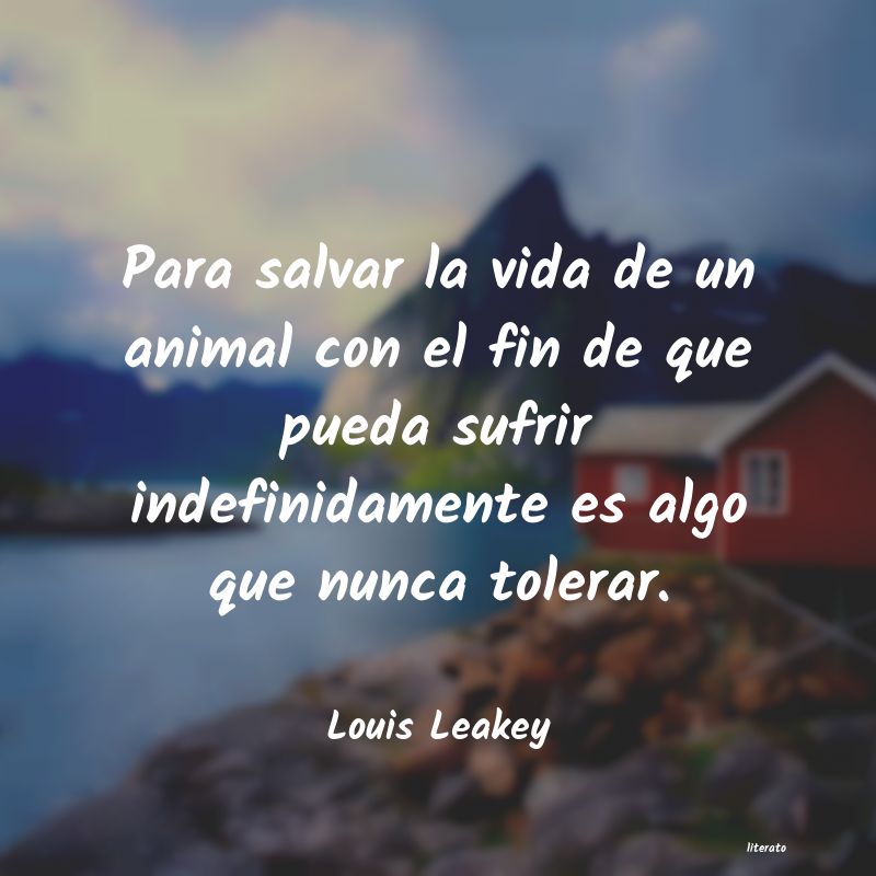 Frases de Louis Leakey