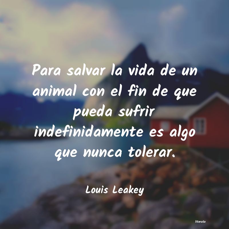 frases de Louis Leakey