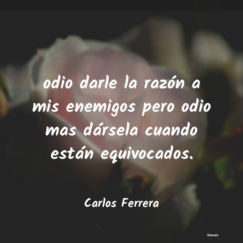 Frases de Carlos Ferrera