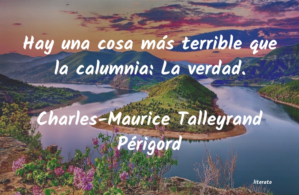 Frases de Charles-Maurice Talleyrand Périgord