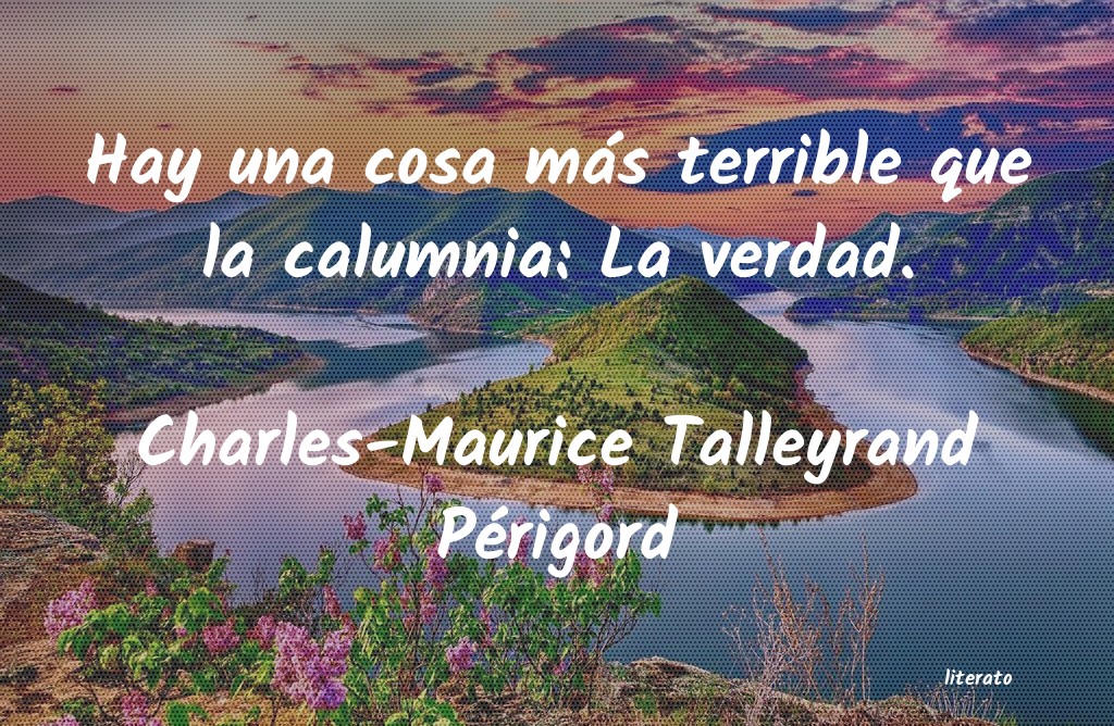 frases de Charles-Maurice Talleyrand Périgord