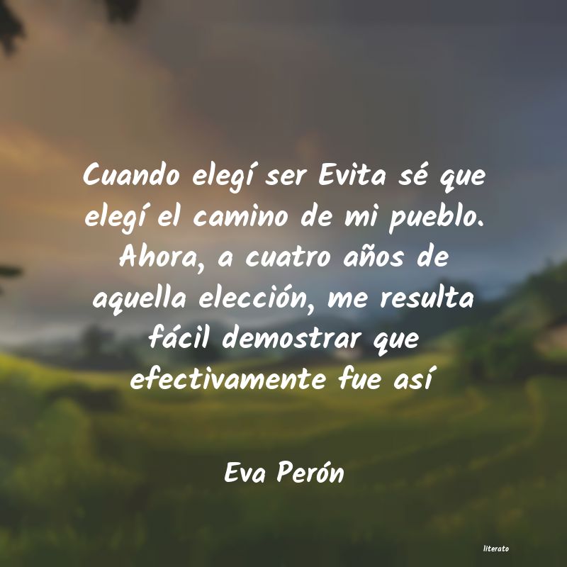 frases de Eva Perón