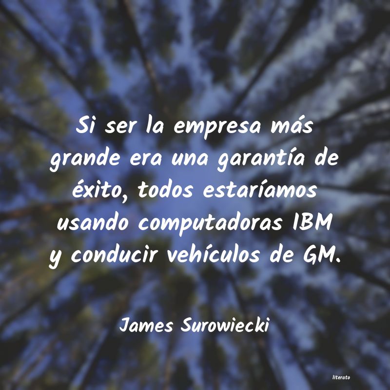 frases de James Surowiecki