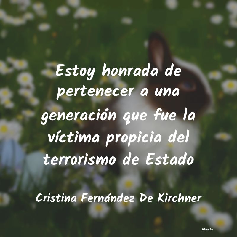 frases de Cristina Fernández De Kirchner