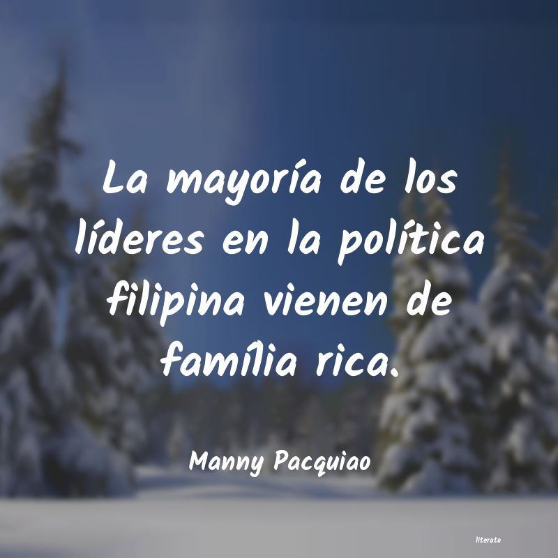 frases de Manny Pacquiao