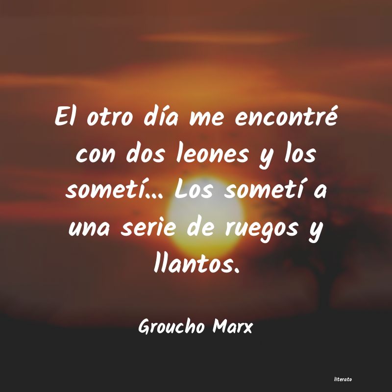 Frases de Groucho Marx