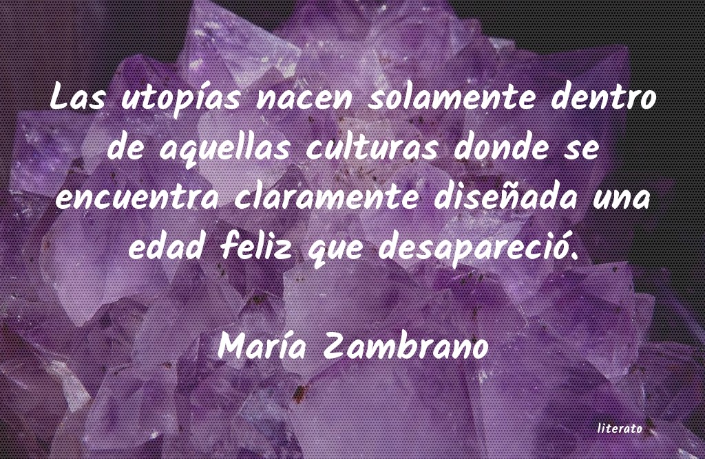 Frases de María Zambrano